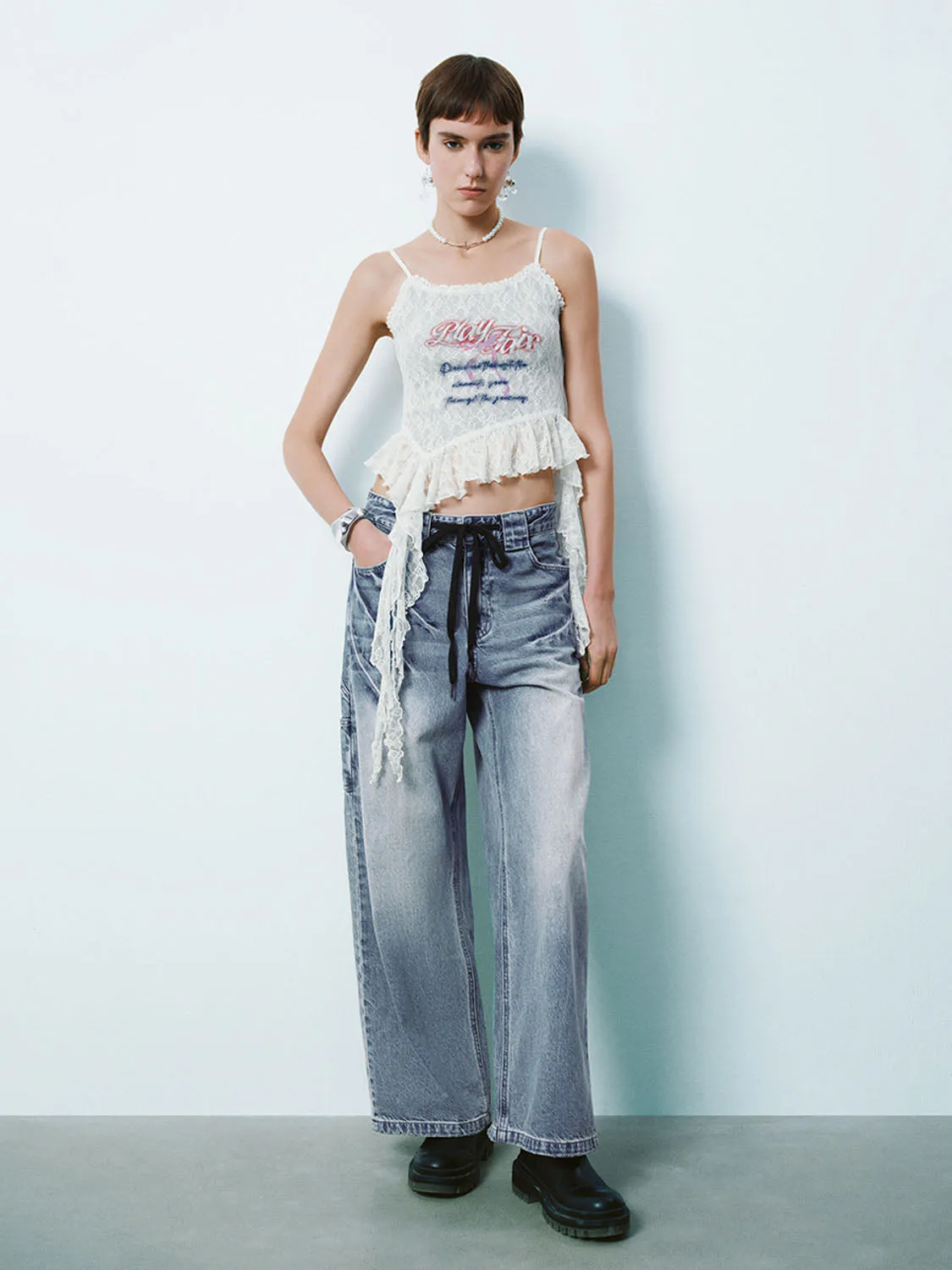 Loose Denim Jeans sold by Urban Revivo product image thumbnail 5