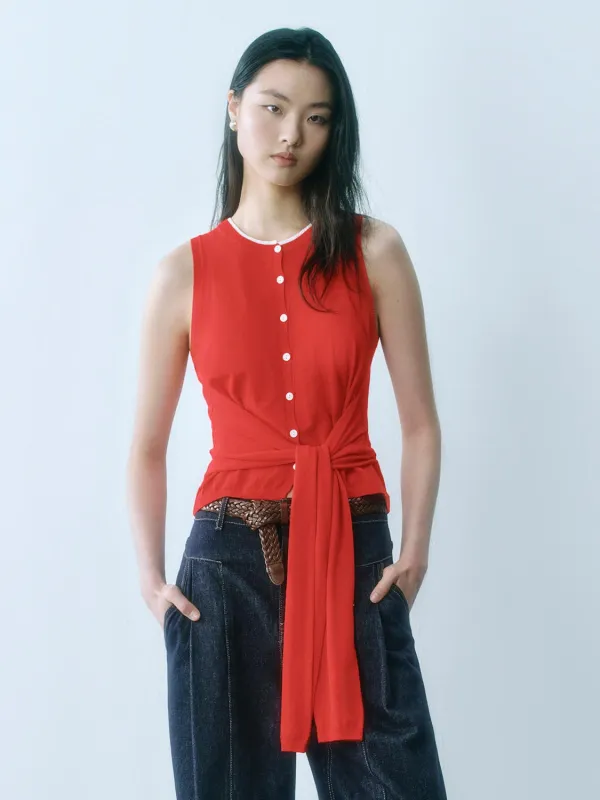 Knitted Sleeveless Vests sold by Urban Revivo