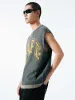 Knitted Sleeveless T-Shirts sold by Urban Revivo