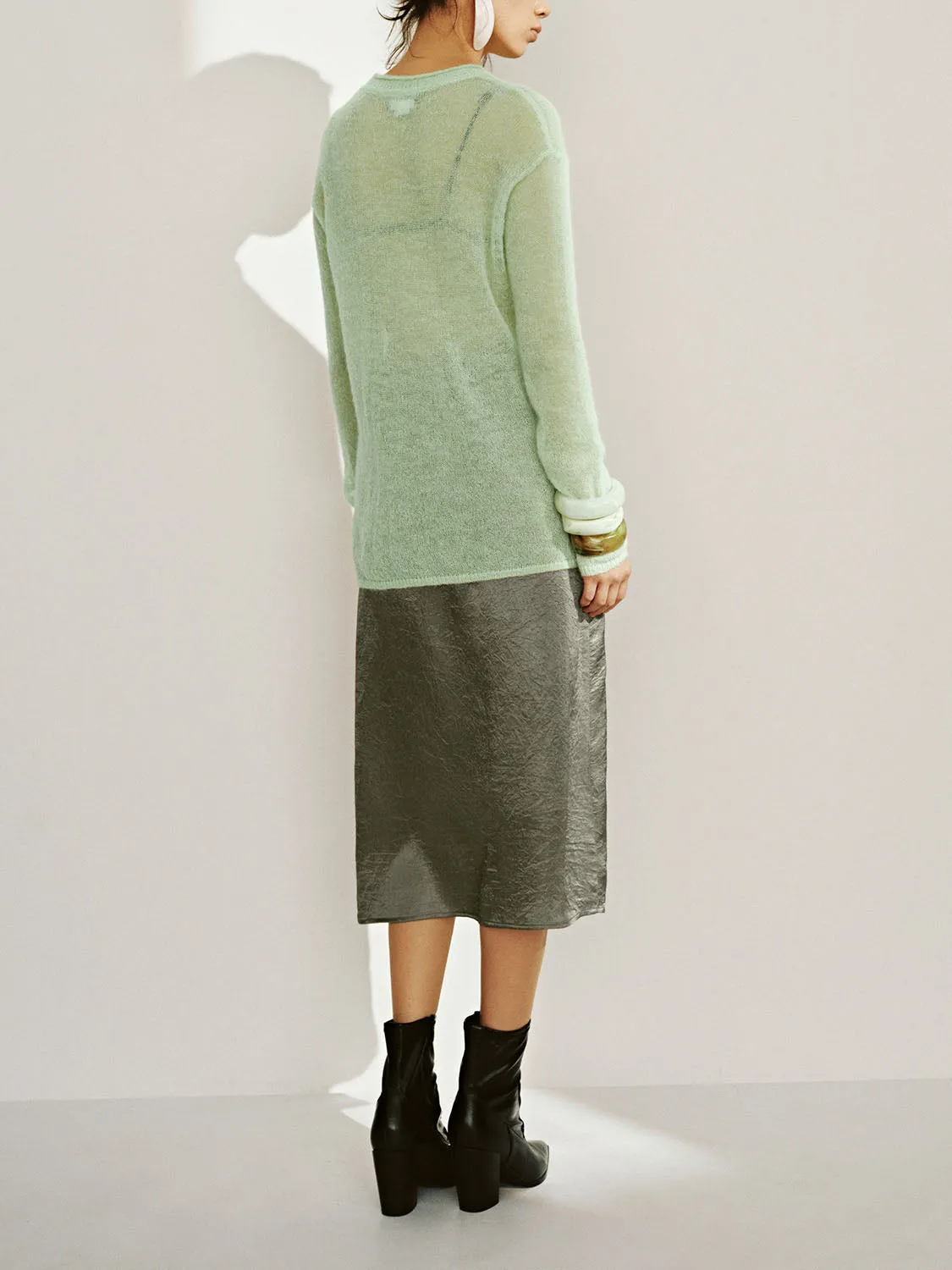 Knitted Long Sleeve T-Shirts sold by Urban Revivo product image thumbnail 5