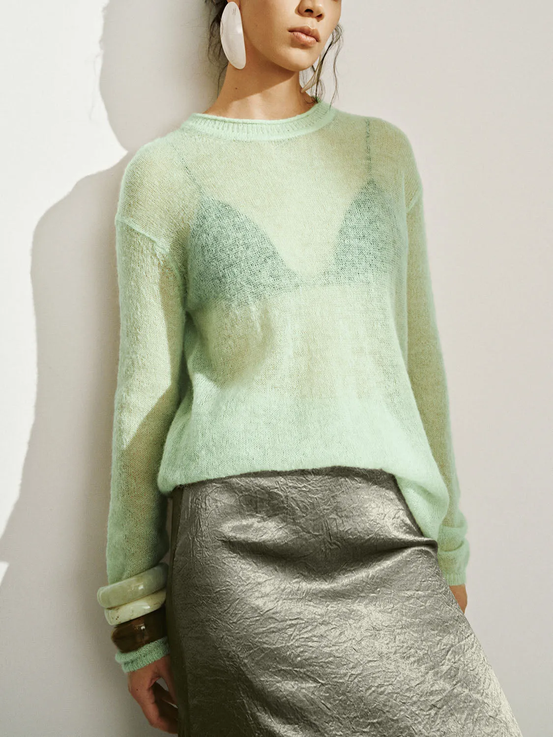 Knitted Long Sleeve T-Shirts sold by Urban Revivo