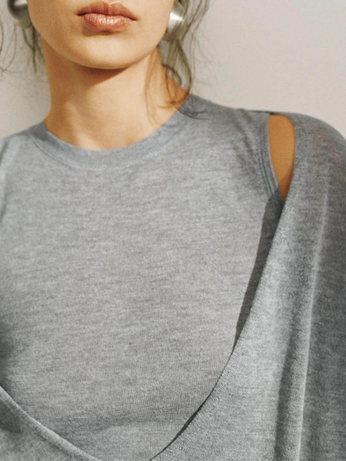 Knitted Long Sleeve T-Shirts sold by Urban Revivo product image thumbnail 3