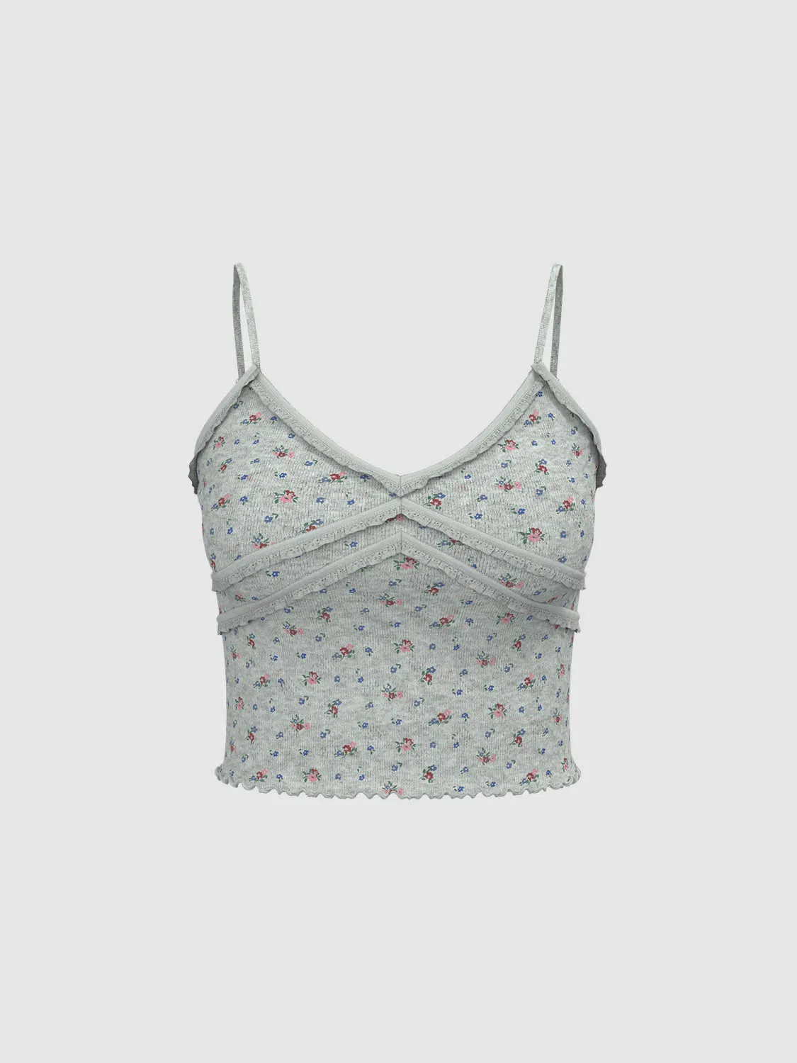 Floral Skinny Tank Tops sold by Urban Revivo