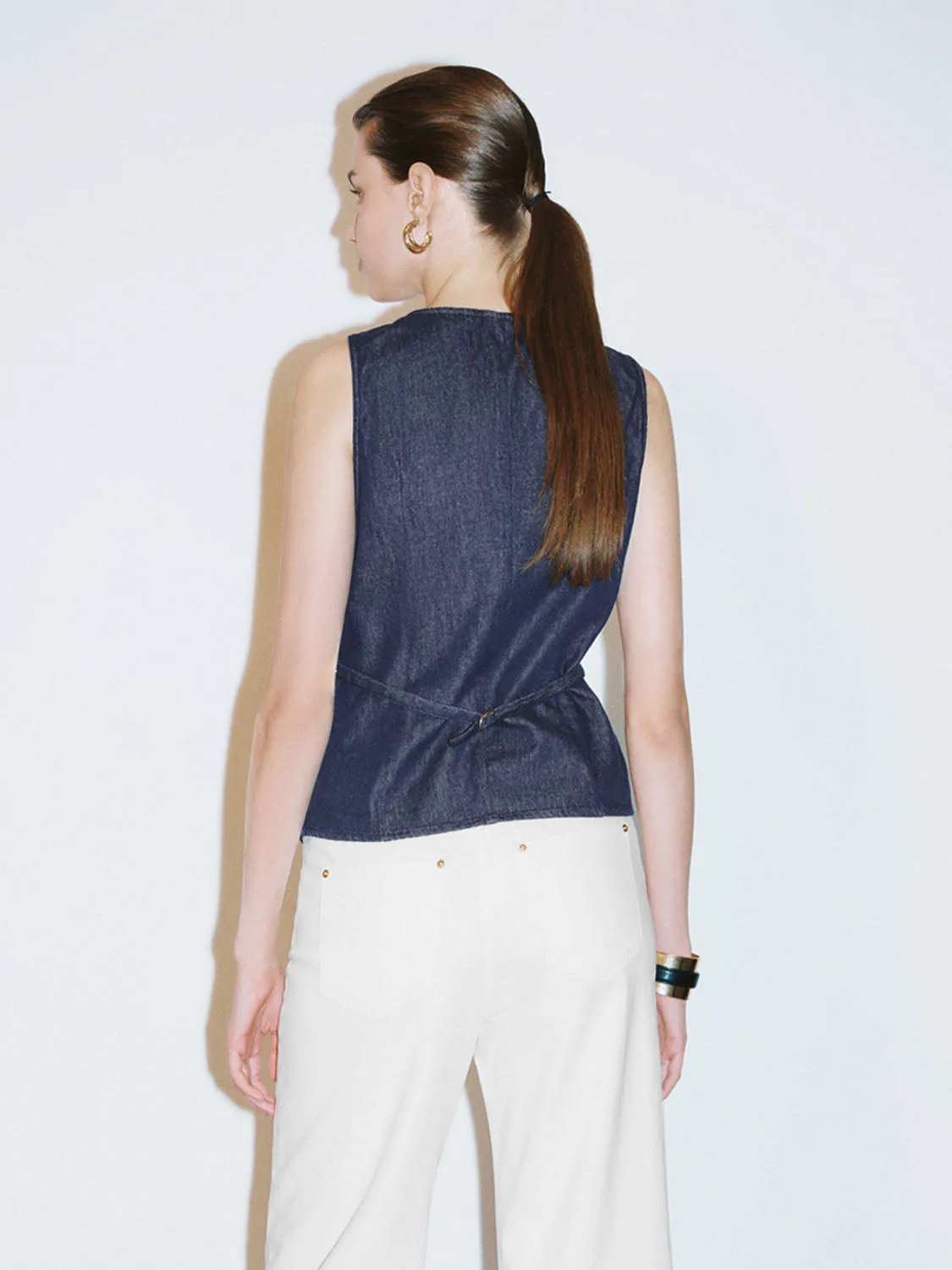 Denim Waistcoats sold by Urban Revivo product image thumbnail 2