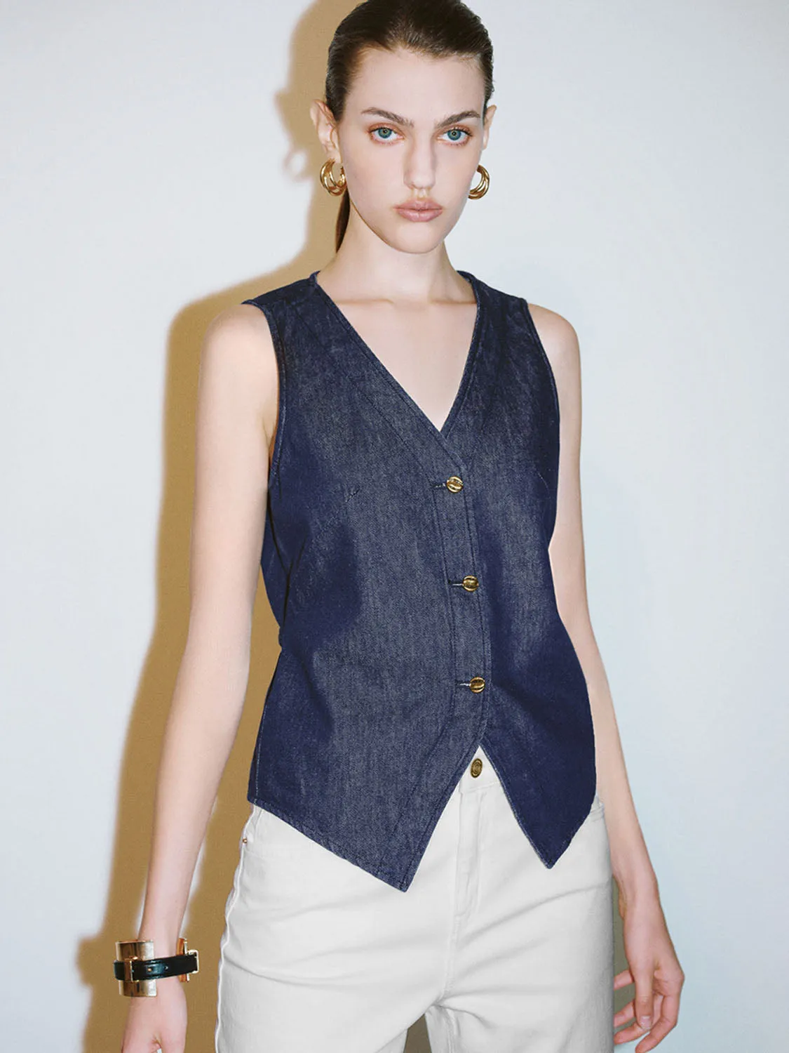 Denim Waistcoats sold by Urban Revivo