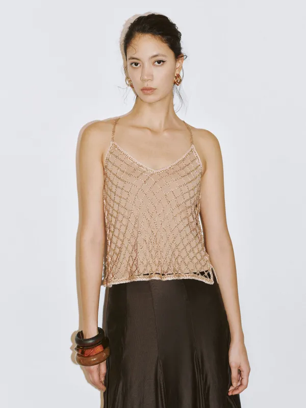Crochet Cami Tops sold by Urban Revivo