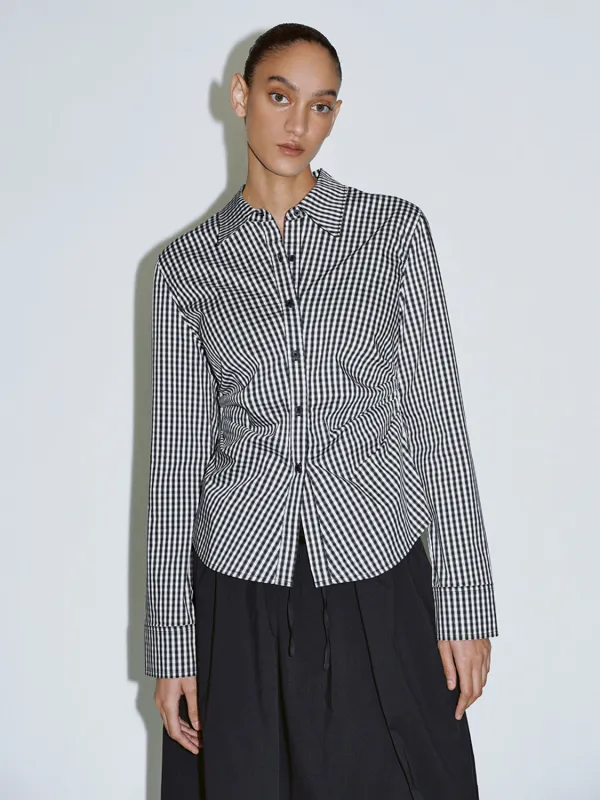 Tapered Waist Striped Shirts sold by Urban Revivo