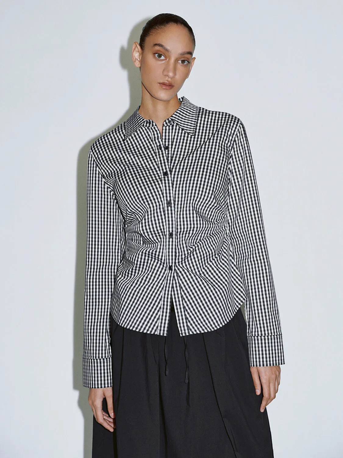 Tapered Waist Striped Shirts sold by Urban Revivo
