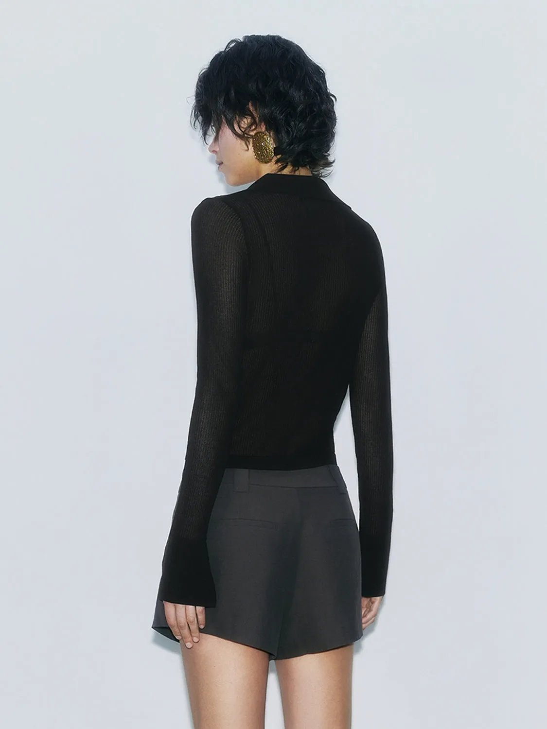 Cropped Knitted Cardigans sold by Urban Revivo product image thumbnail 2