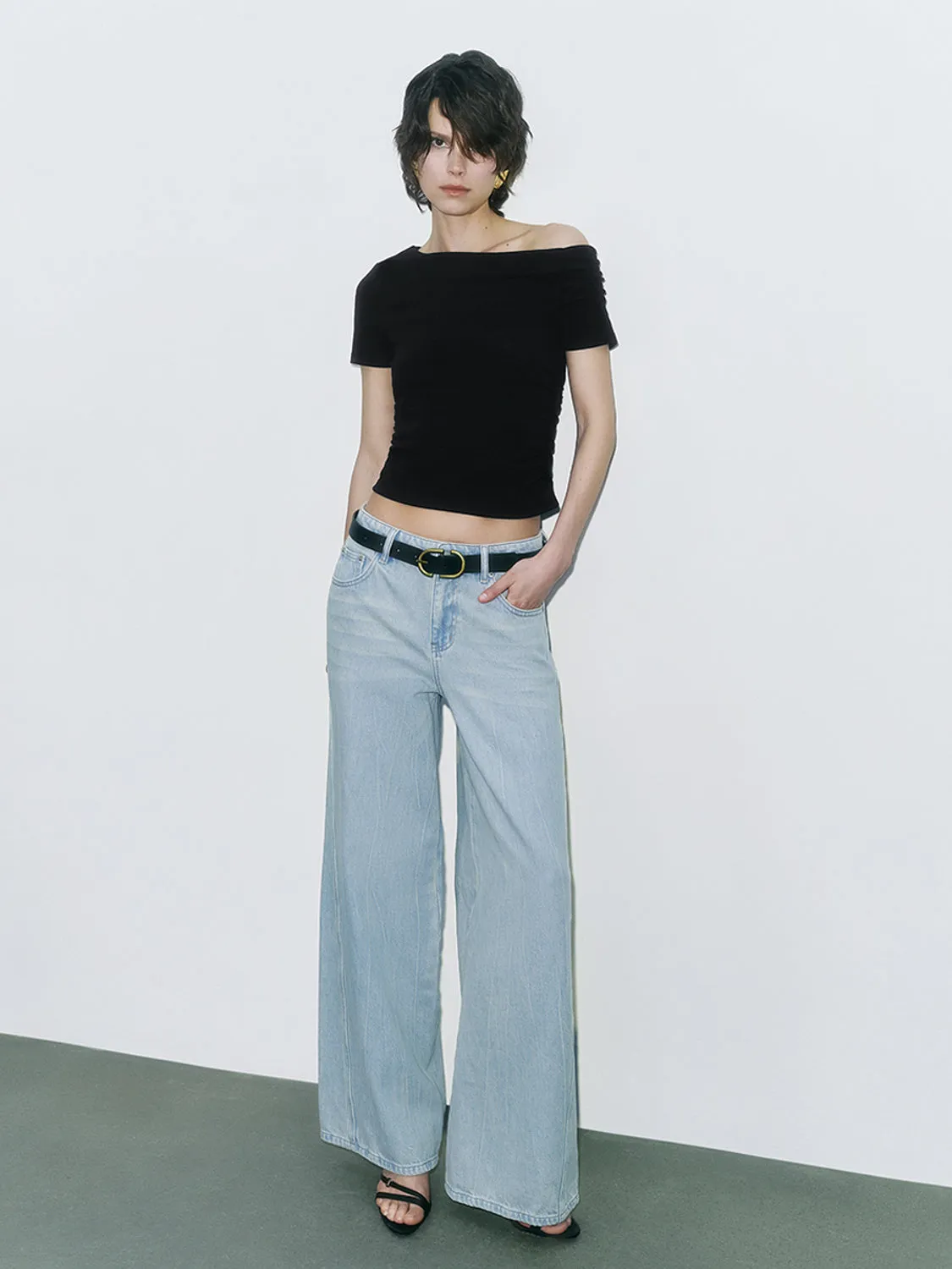 One Shoulder T-Shirts sold by Urban Revivo product image thumbnail 4