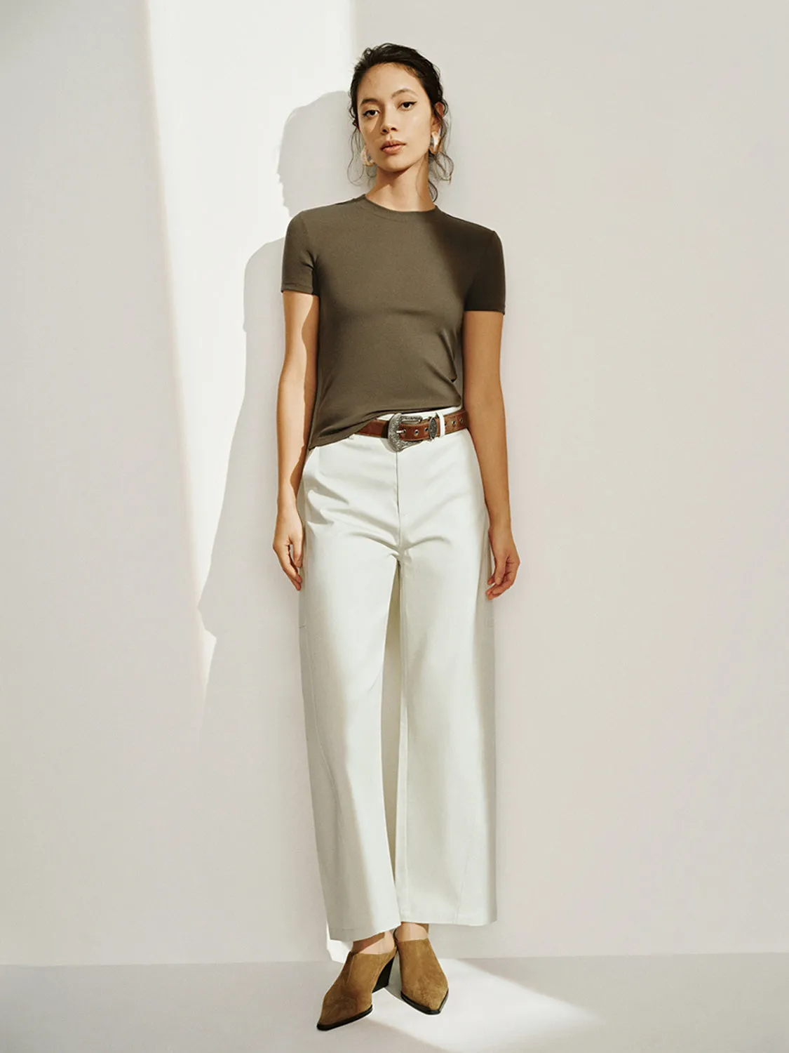 Wide-Leg Pants sold by Urban Revivo product image thumbnail 5
