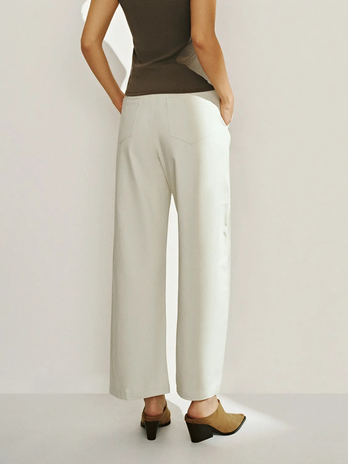 Wide-Leg Pants sold by Urban Revivo product image thumbnail 3