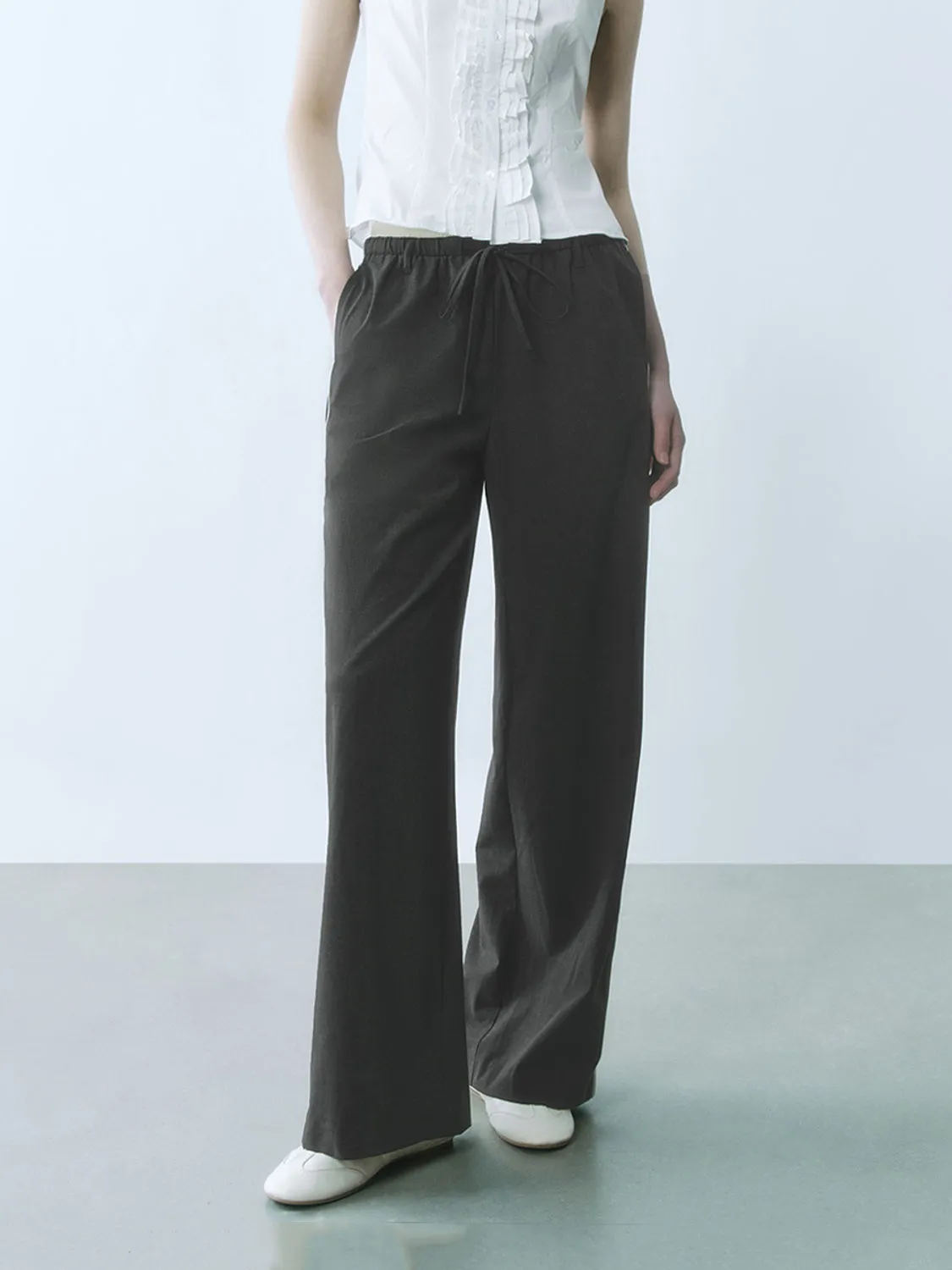 Wide-Leg Pants sold by Urban Revivo product image thumbnail 2