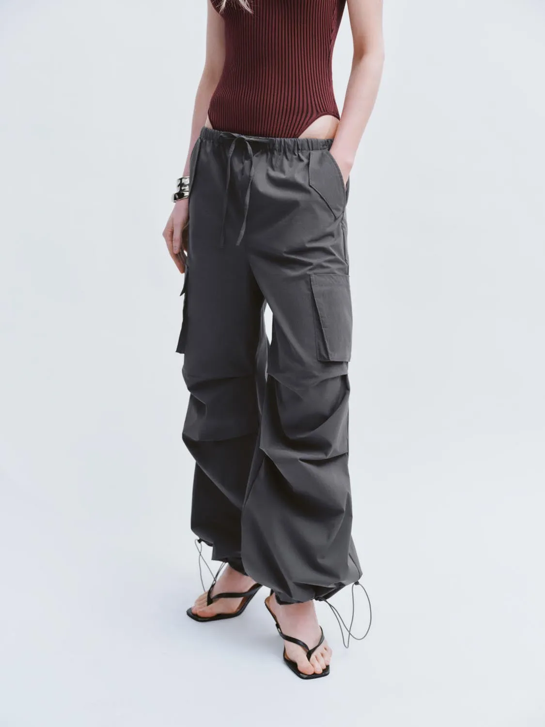 Wide-Leg Pants sold by Urban Revivo product image thumbnail 3
