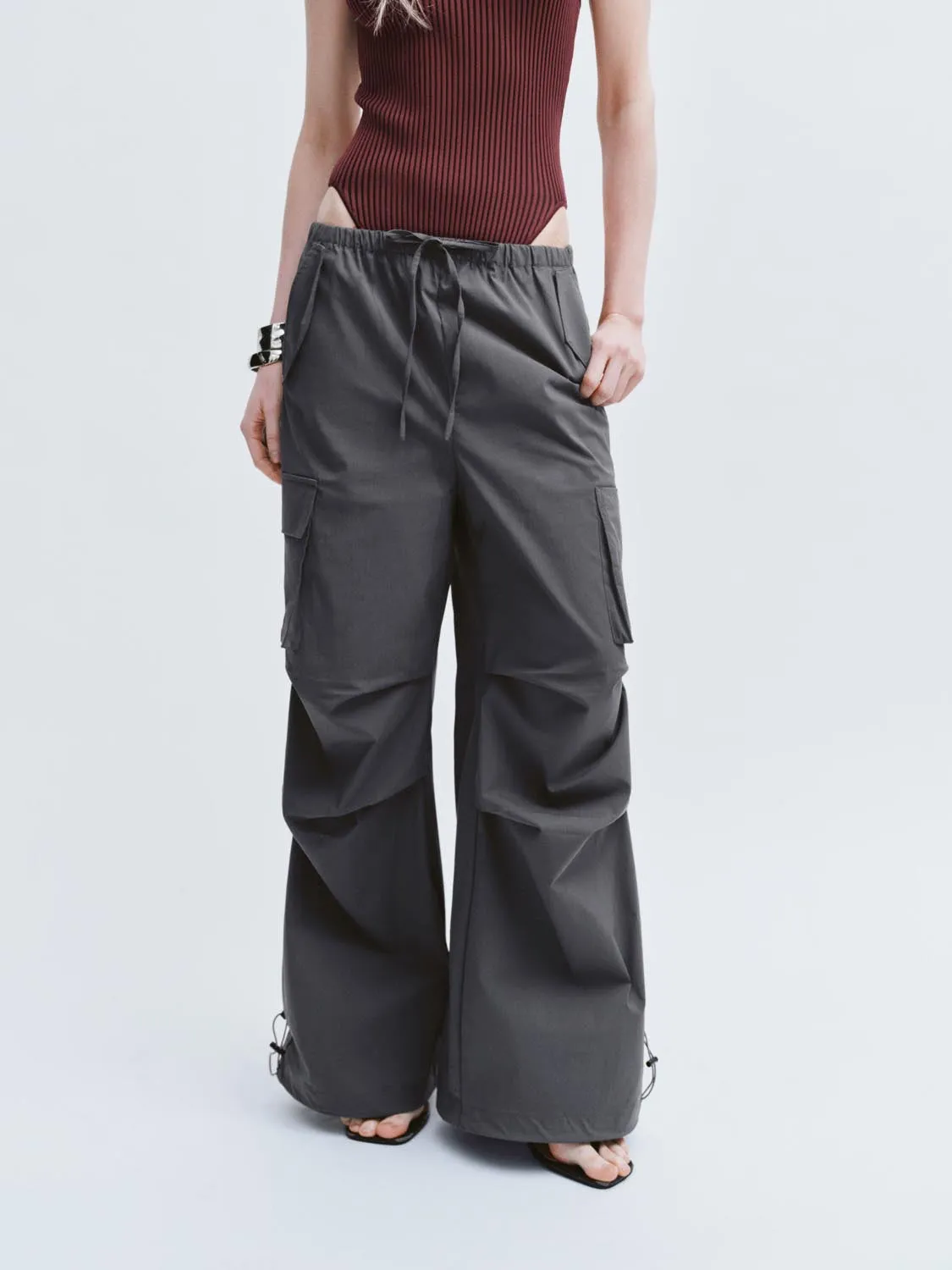 Wide-Leg Pants sold by Urban Revivo product image thumbnail 2