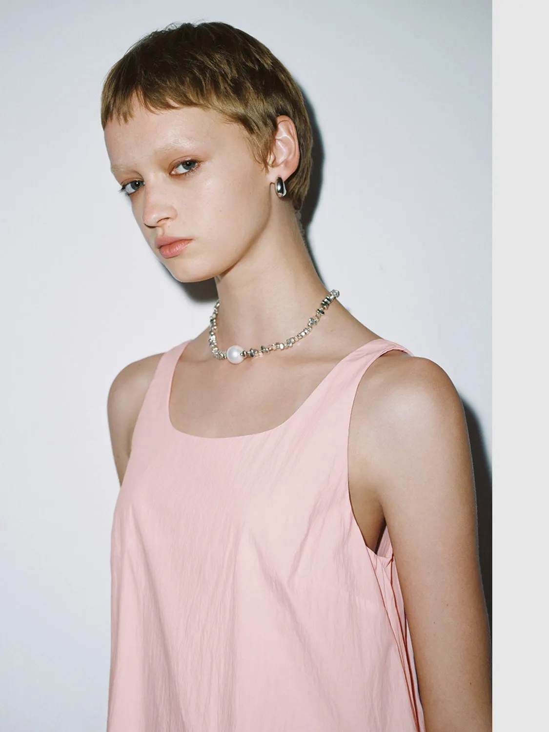 Flap Pocket Loose A-Line Dresses sold by Urban Revivo product image thumbnail 3