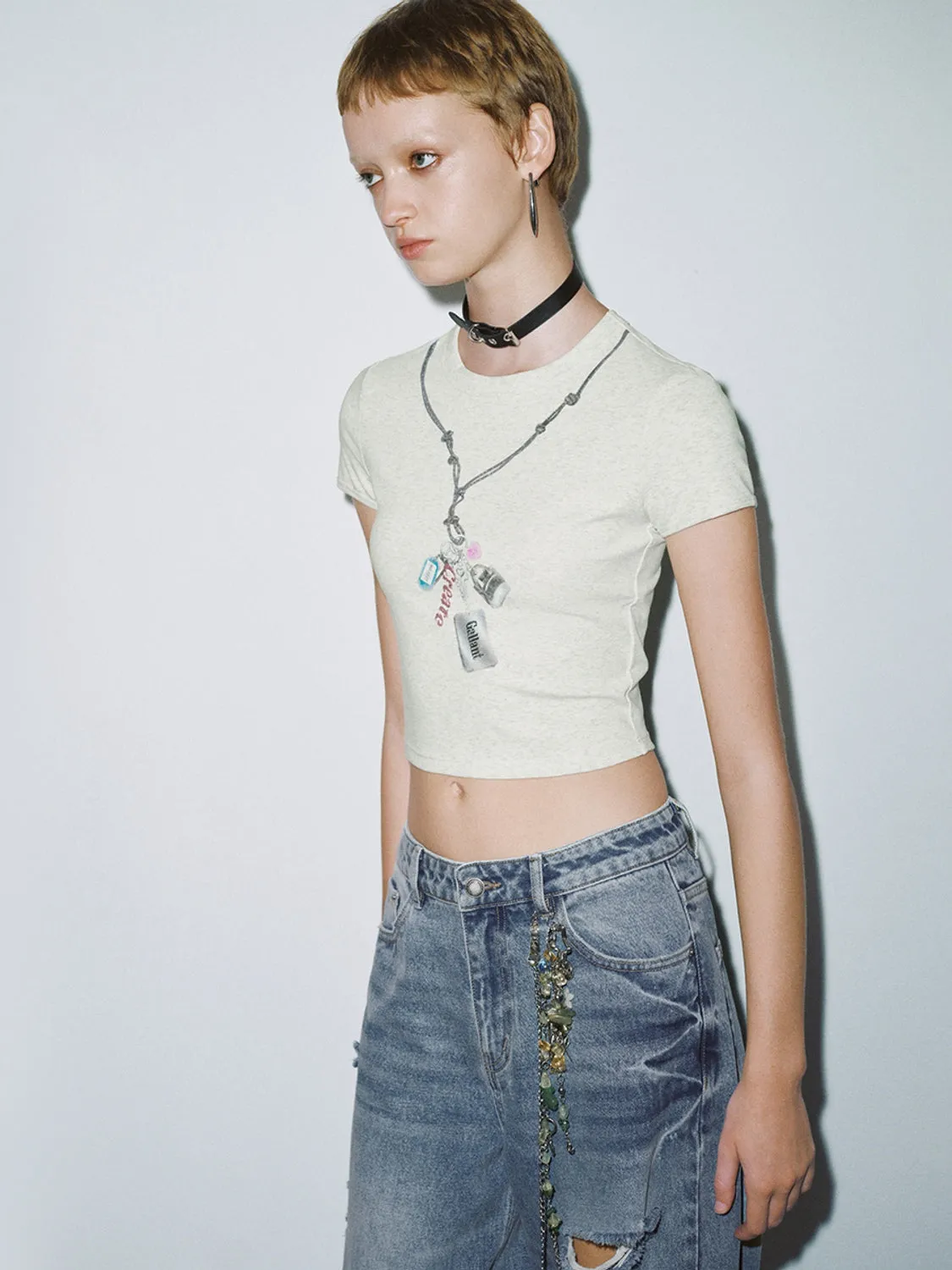 Printed Short Sleeve T-Shirts sold by Urban Revivo product image thumbnail 5