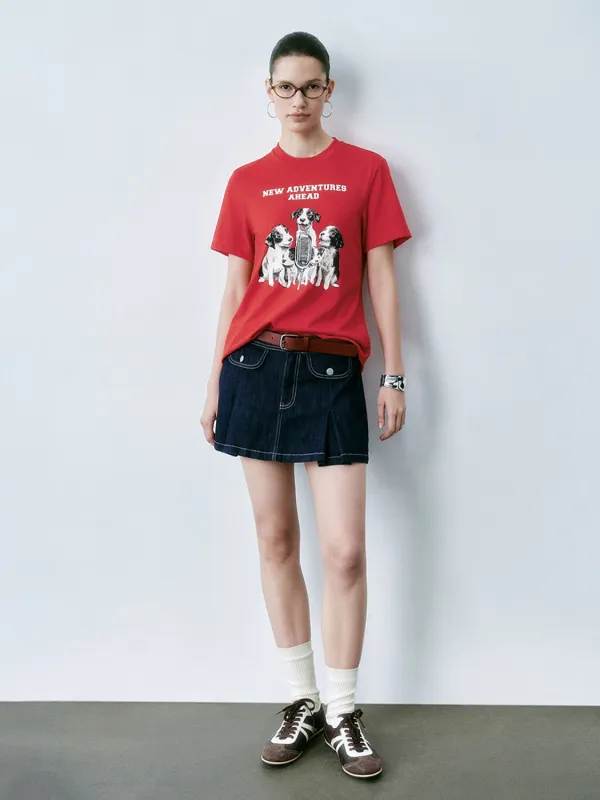 Printed Short Sleeve T-Shirts sold by Urban Revivo