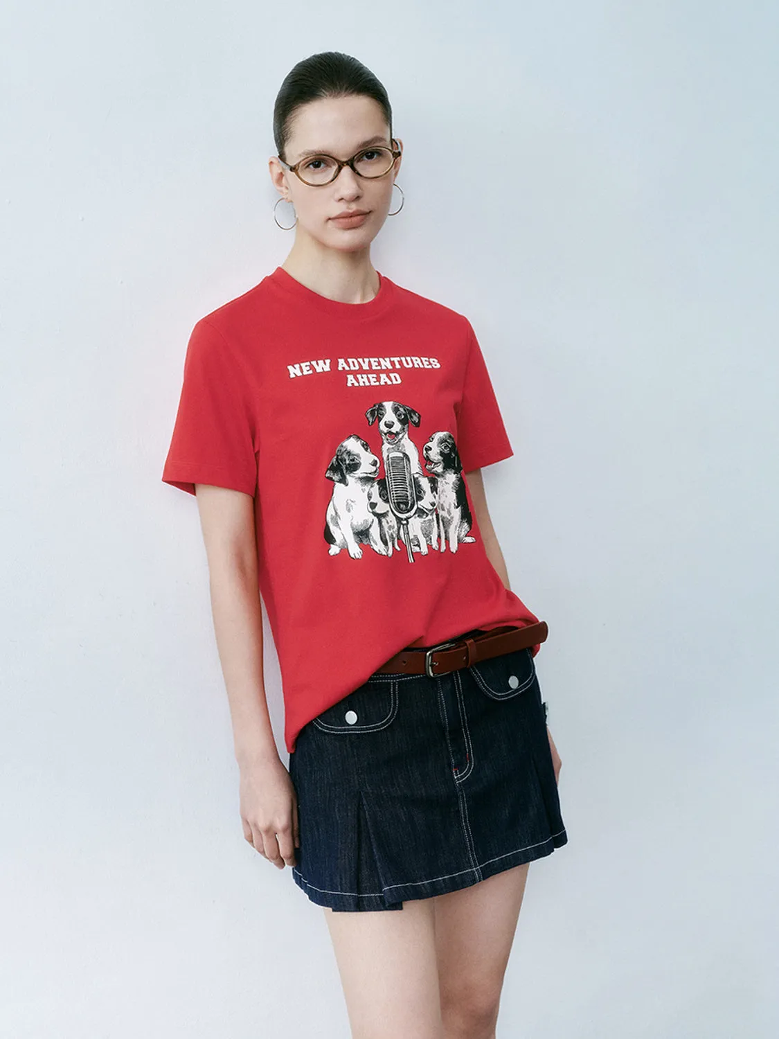 Printed Short Sleeve T-Shirts sold by Urban Revivo product image thumbnail 5