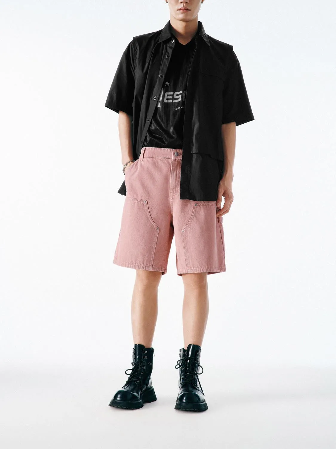 Denim Shorts sold by Urban Revivo product image thumbnail 2