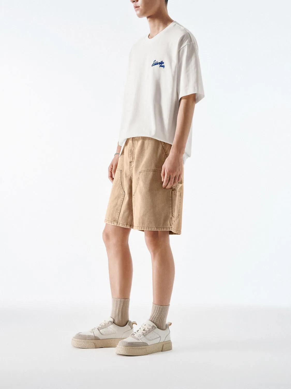 Denim Shorts sold by Urban Revivo product image thumbnail 3