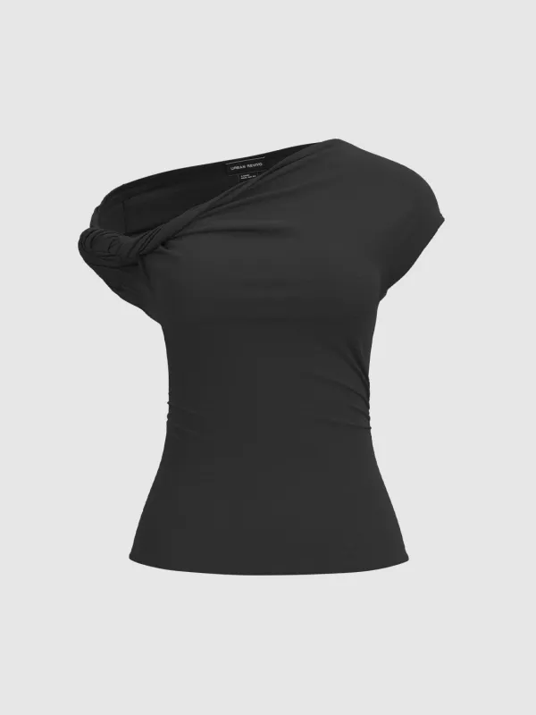 One Shoulder Skinny T-Shirts sold by Urban Revivo