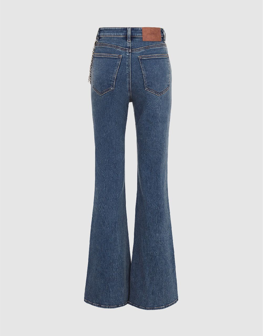 Split Hem Flare Jeans sold by Urban Revivo product image thumbnail 3