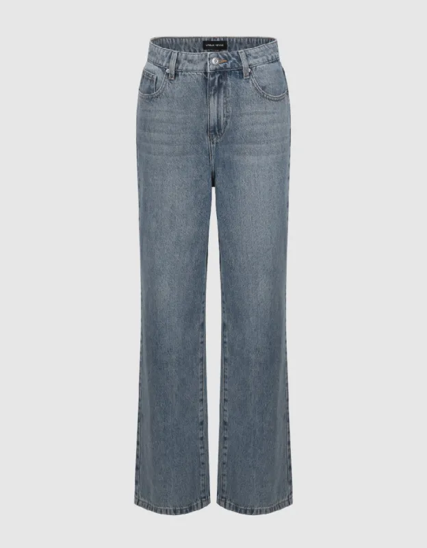 Wide-Leg Jeans sold by Urban Revivo