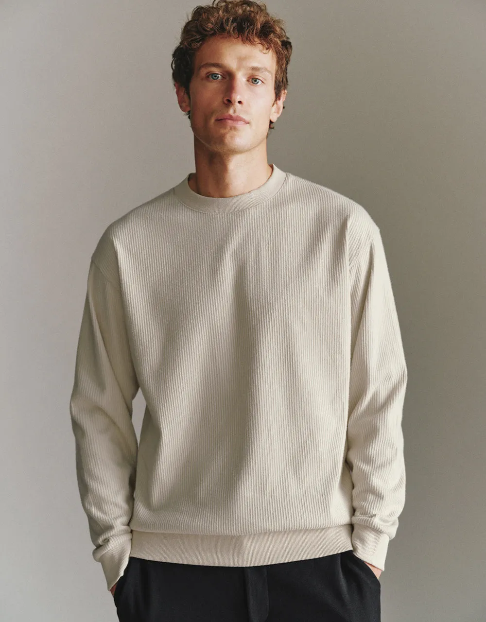 Crew Neck Straight T-Shirt sold by Urban Revivo