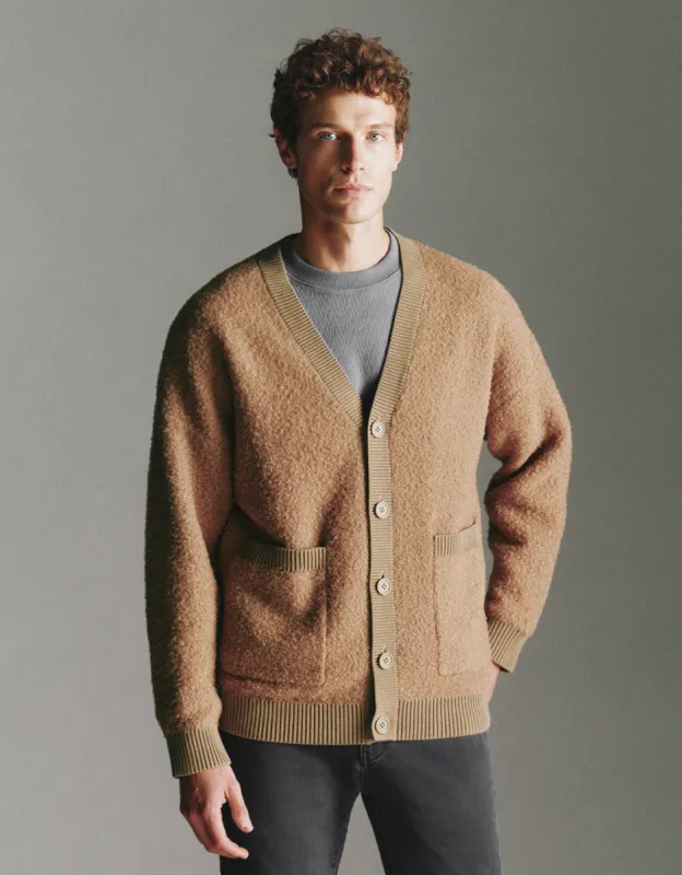 Furry Knitted Cardigan sold by Urban Revivo