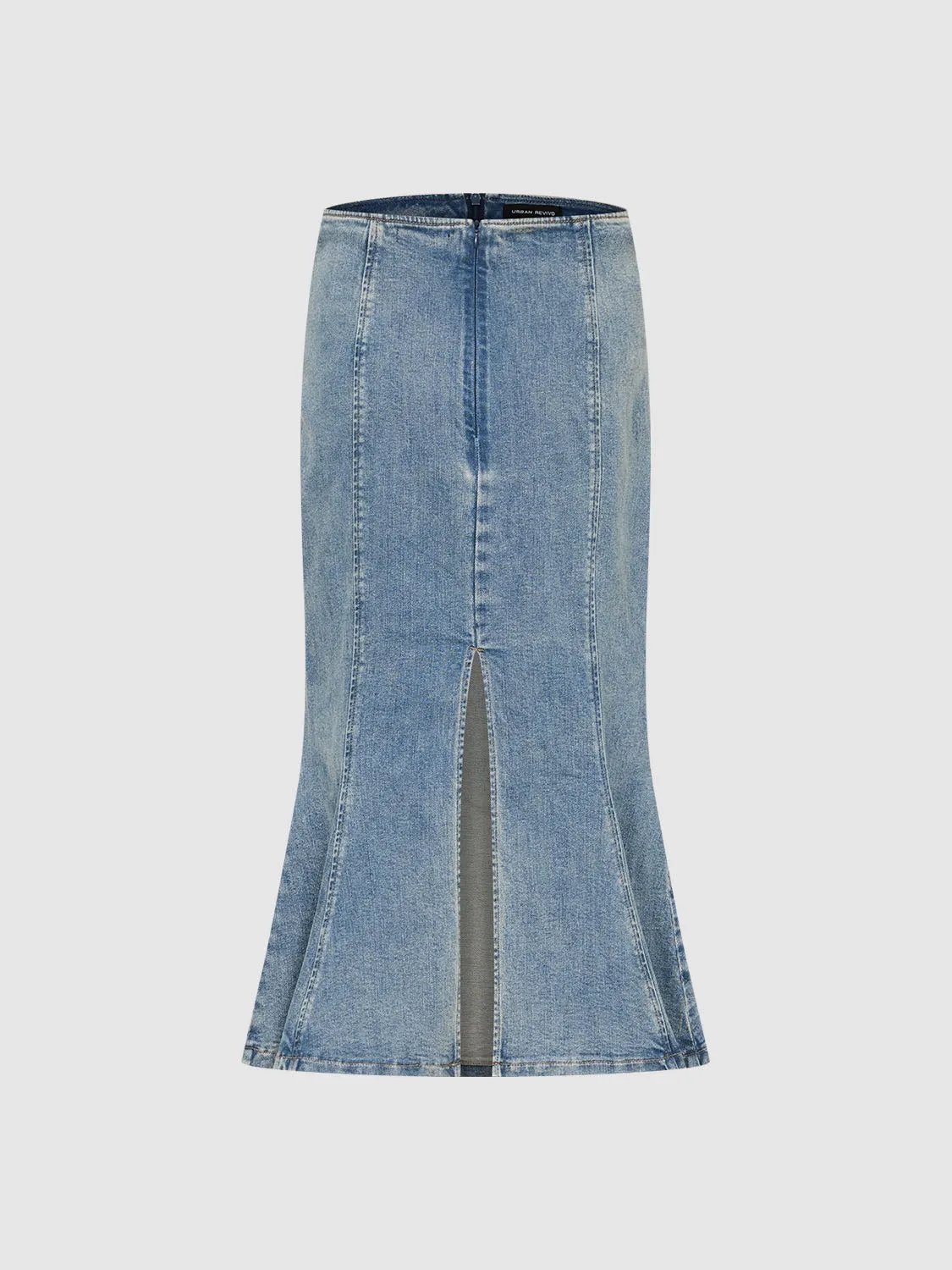 Denim Fishtail Skirts sold by Urban Revivo