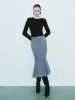Denim Fishtail Skirts sold by Urban Revivo