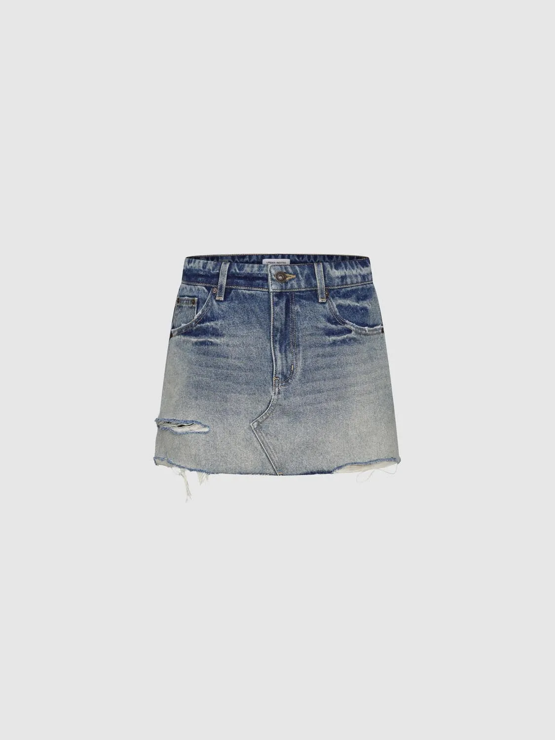 Denim Mini Skirts sold by Urban Revivo
