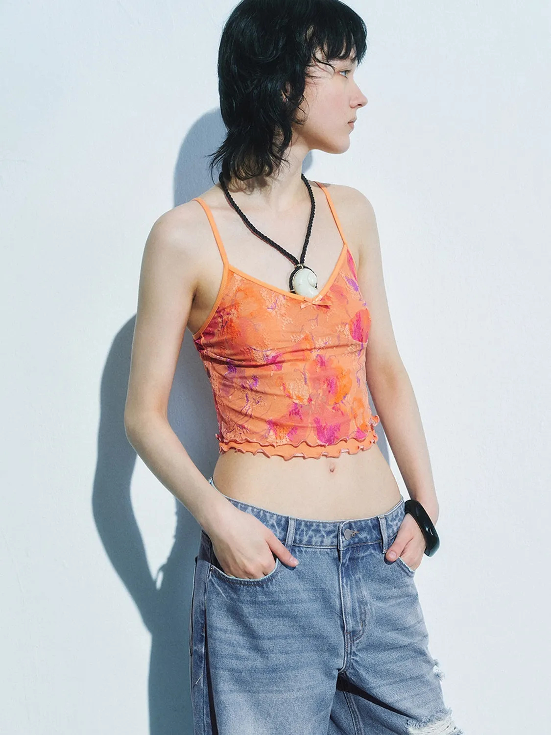 Floral Cami Tops sold by Urban Revivo product image thumbnail 5