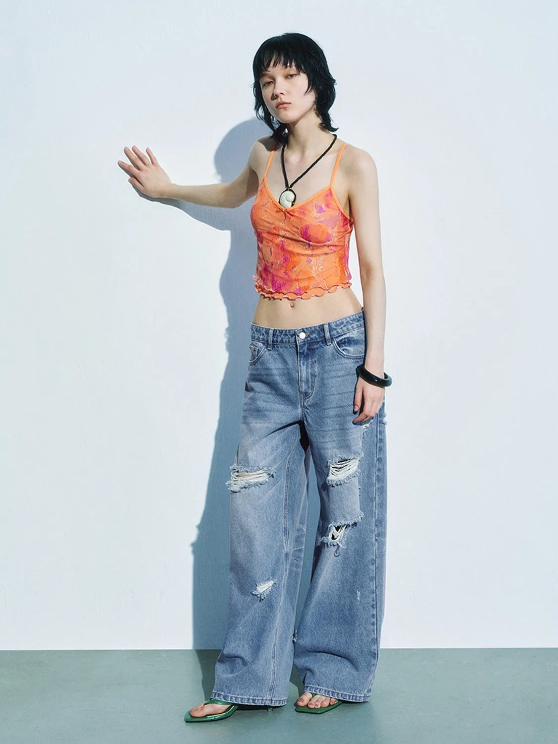 Floral Cami Tops sold by Urban Revivo product image thumbnail 4