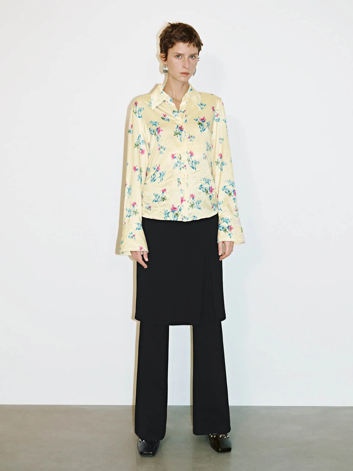 Floral Long Sleeve Shirts sold by Urban Revivo product image thumbnail 2