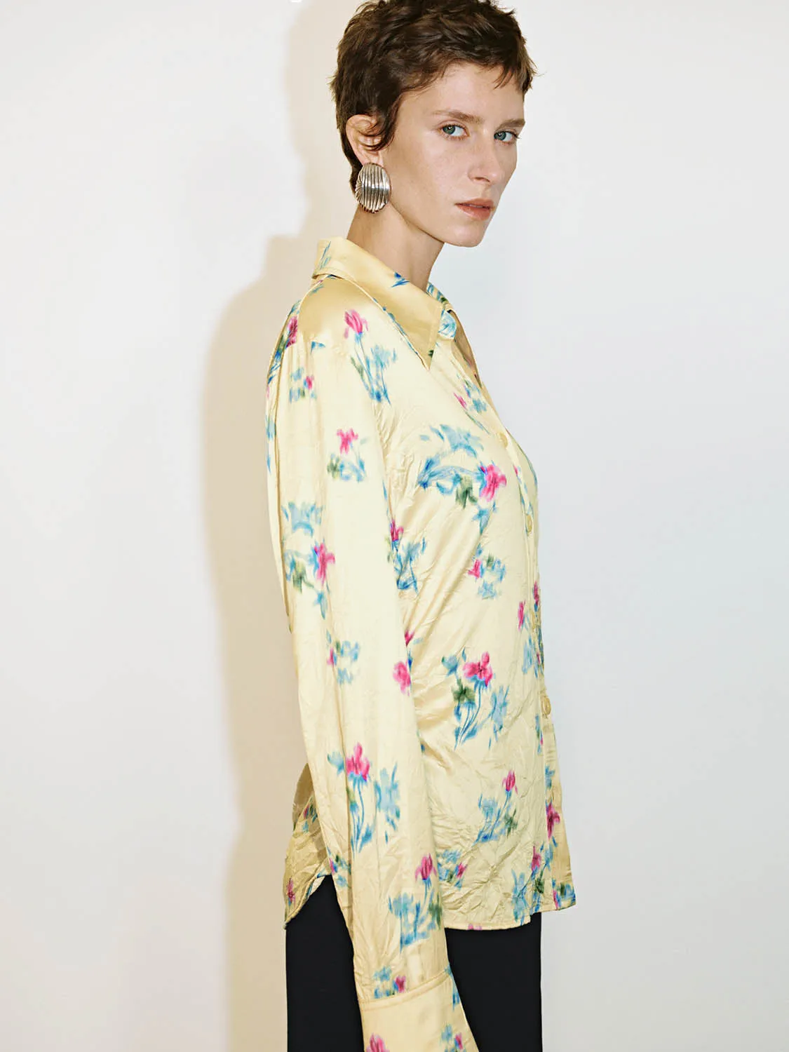 Floral Long Sleeve Shirts sold by Urban Revivo product image thumbnail 5