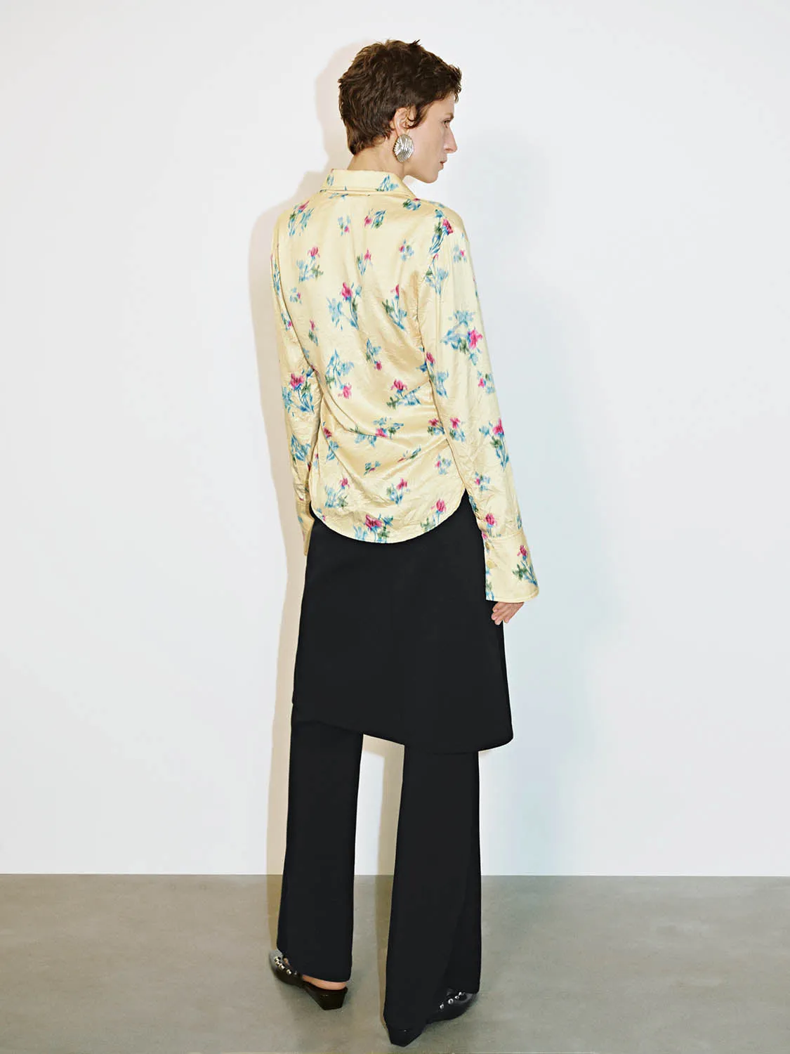 Floral Long Sleeve Shirts sold by Urban Revivo product image thumbnail 4