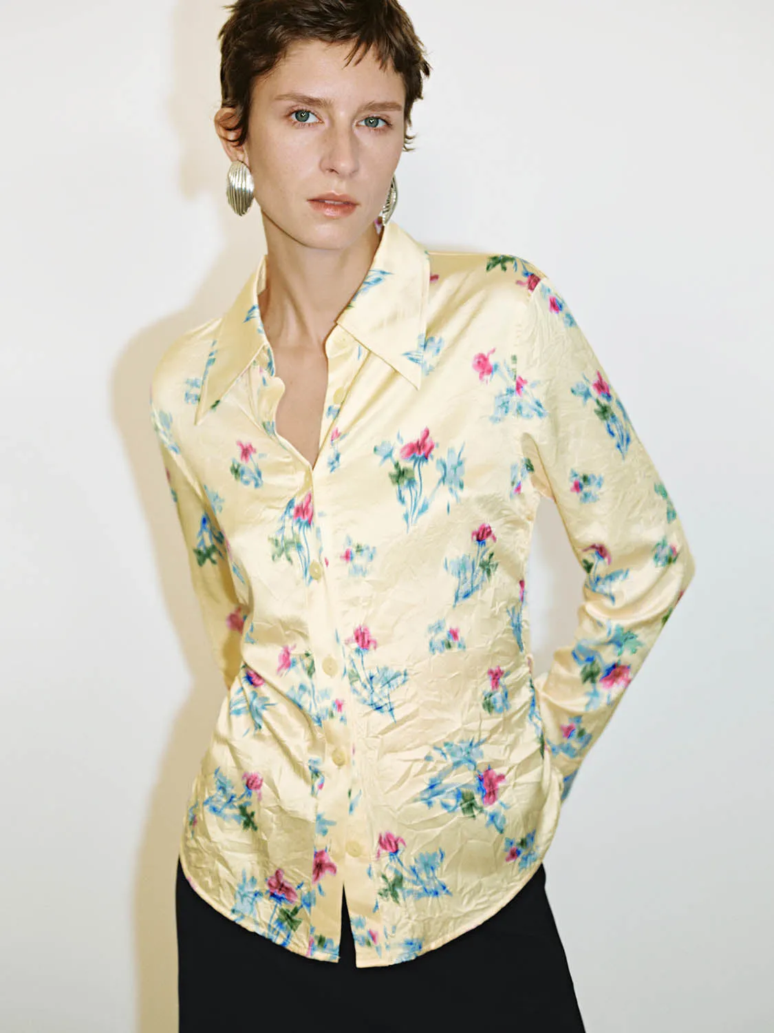 Floral Long Sleeve Shirts sold by Urban Revivo