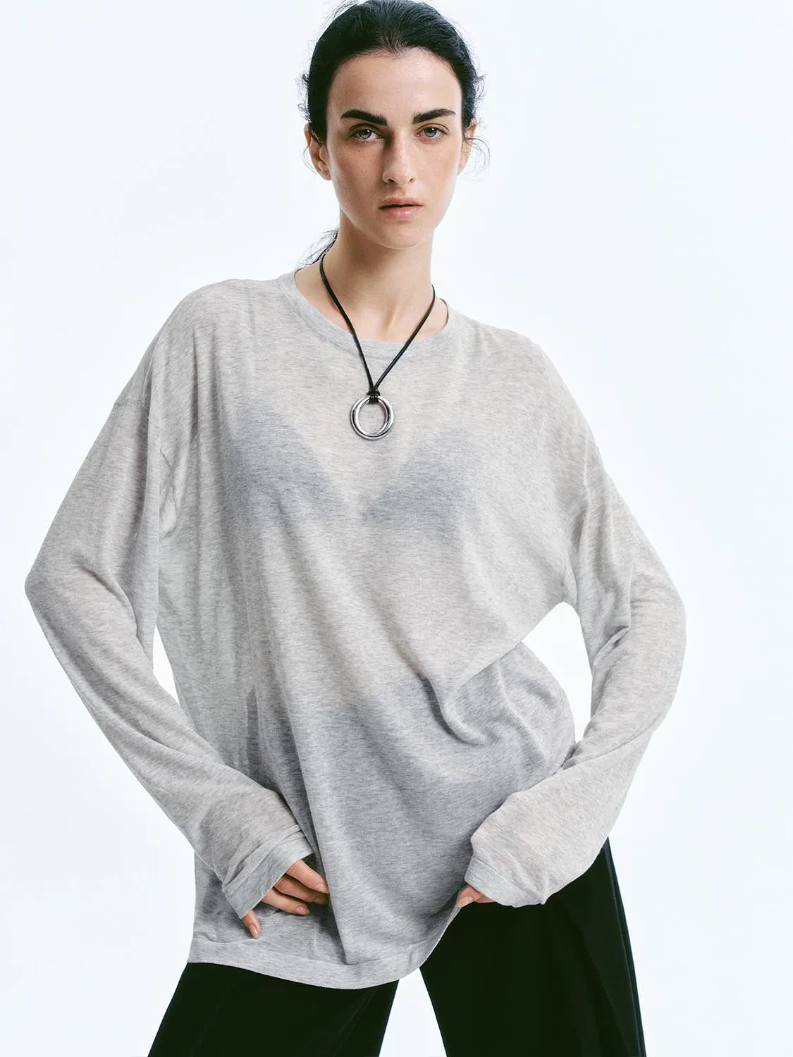 Knitted Long Sleeve T-Shirts sold by Urban Revivo