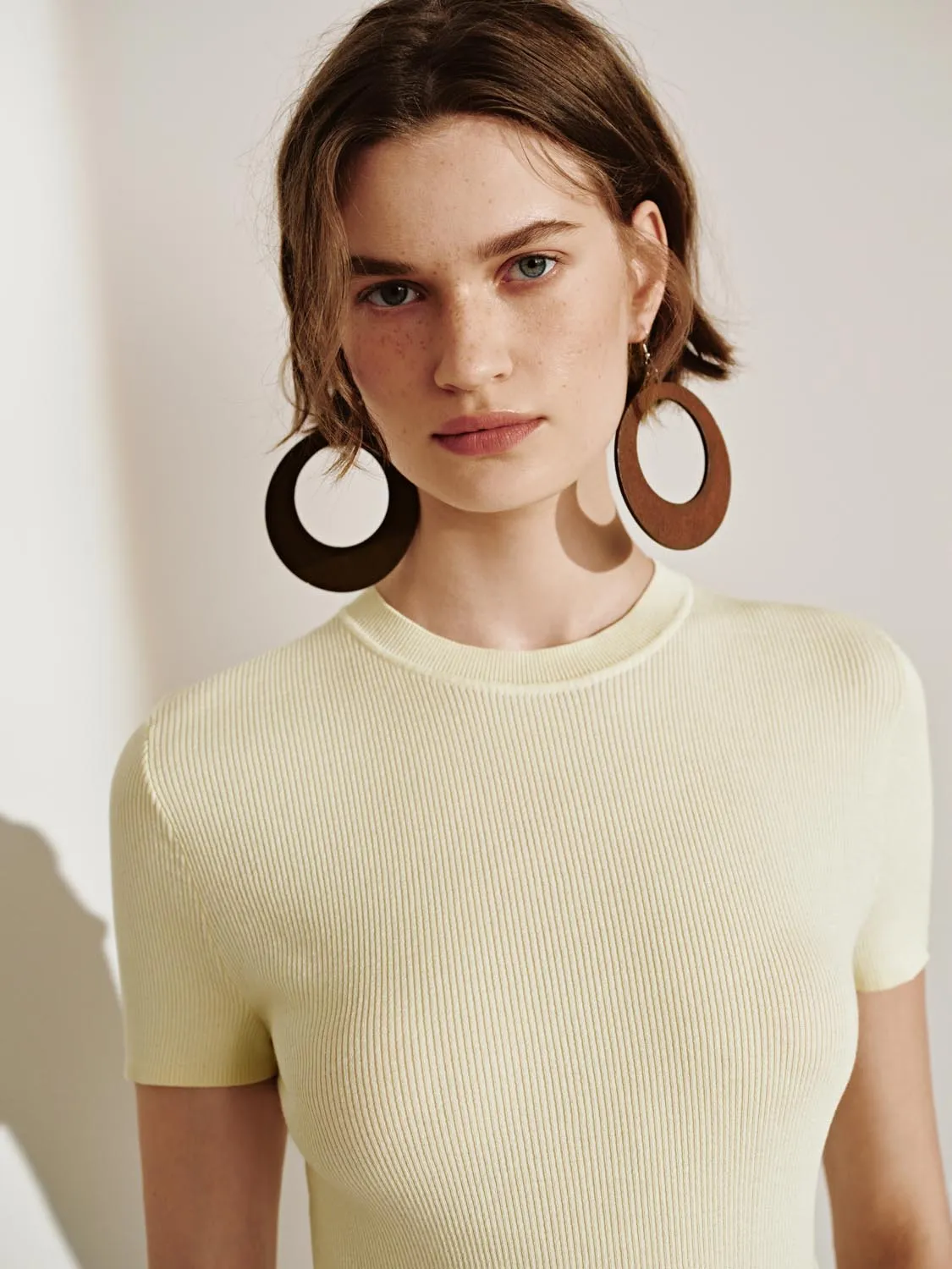 Knitted Short Sleeve T-Shirts sold by Urban Revivo product image thumbnail 3