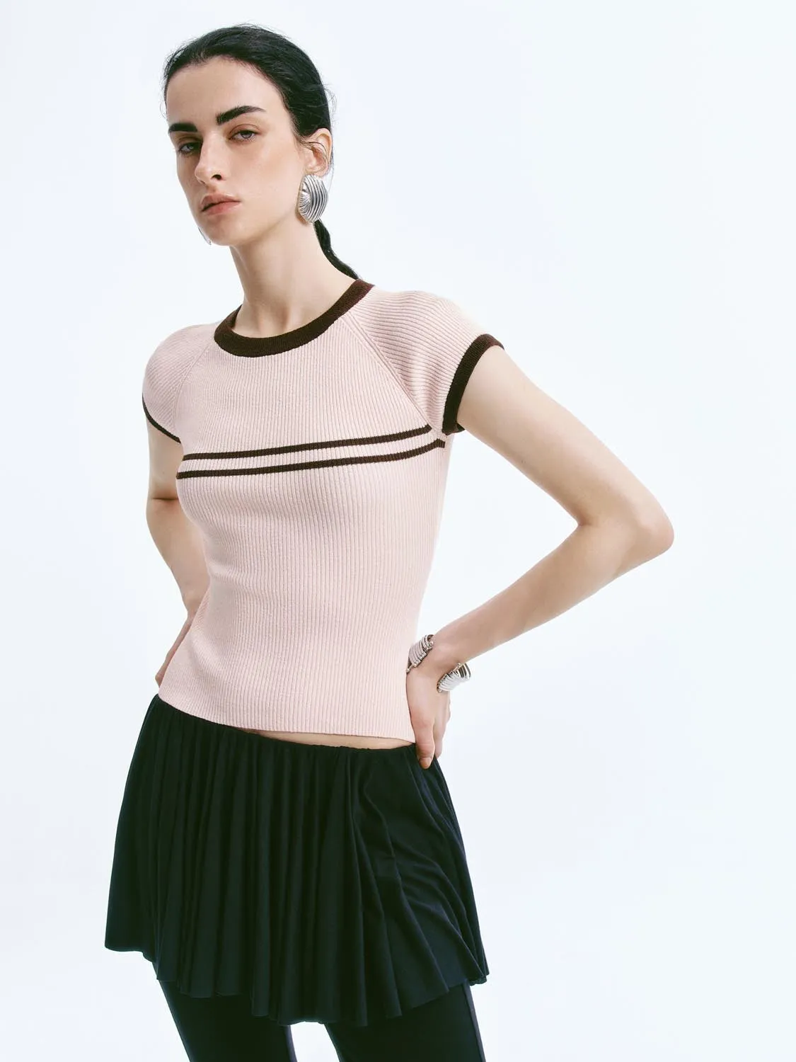 Knitted T-Shirts sold by Urban Revivo product image thumbnail 2