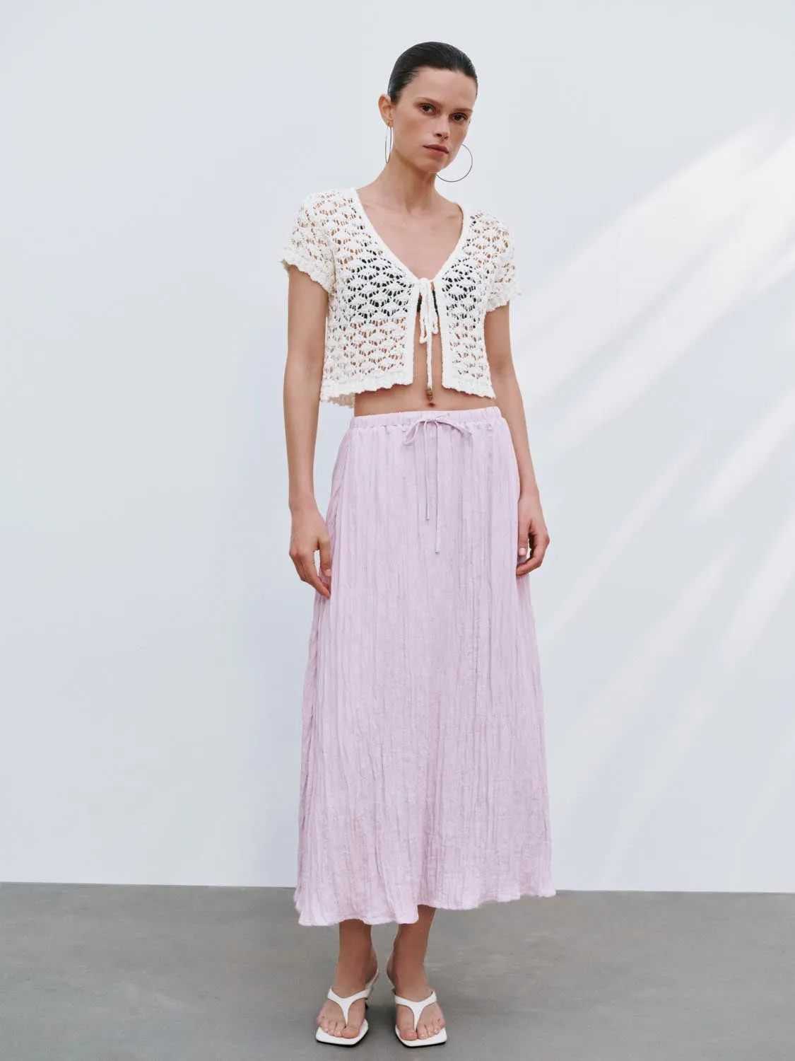 Lace Knitted Cardigans sold by Urban Revivo product image thumbnail 4