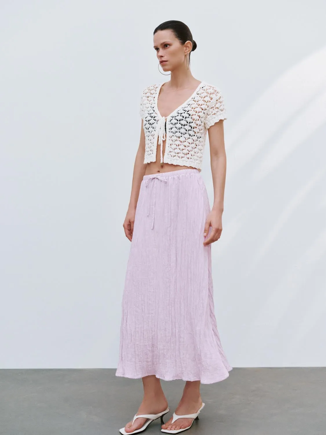 Lace Knitted Cardigans sold by Urban Revivo product image thumbnail 5