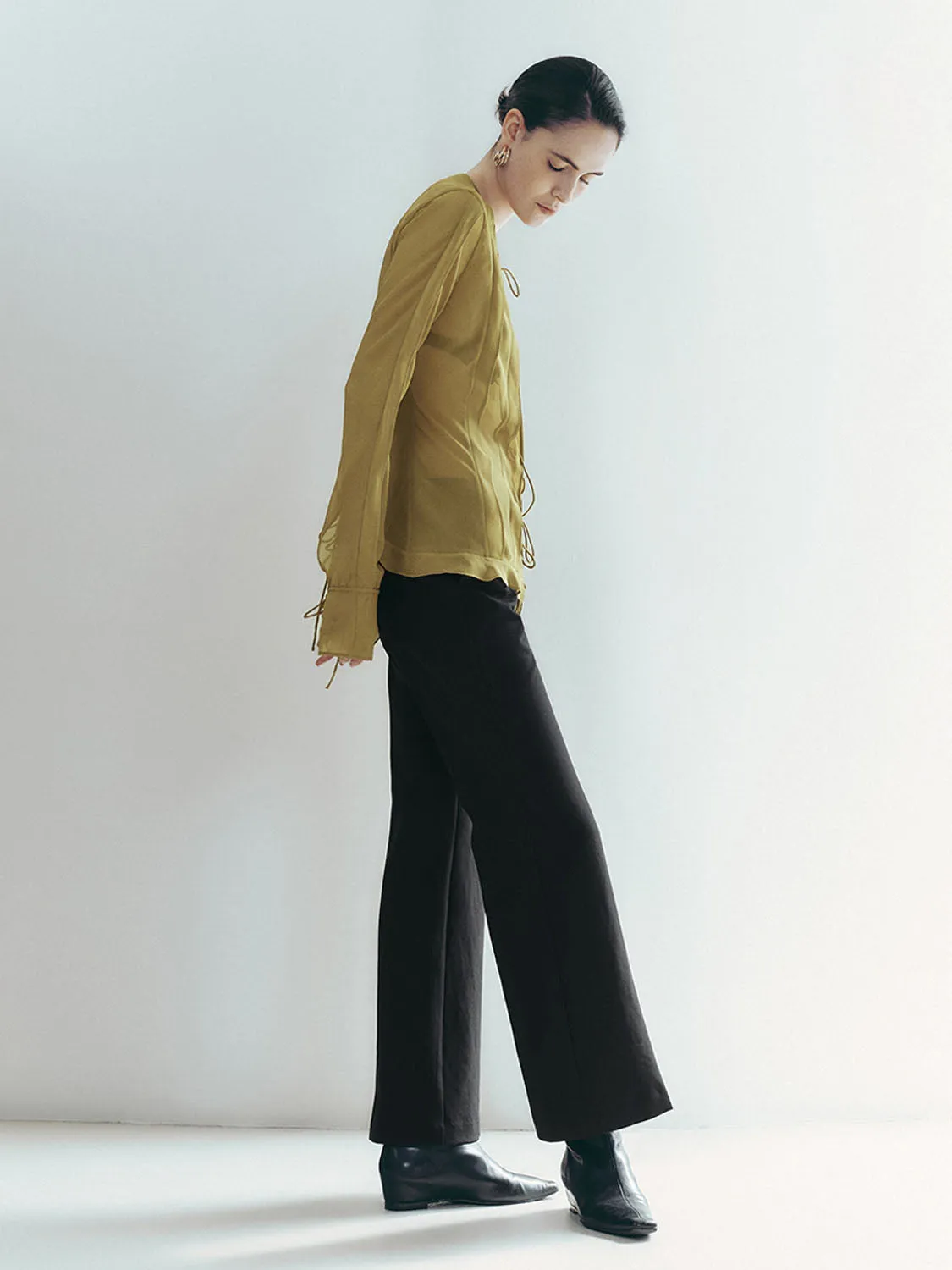 Lace Up Front Shirts sold by Urban Revivo product image thumbnail 4