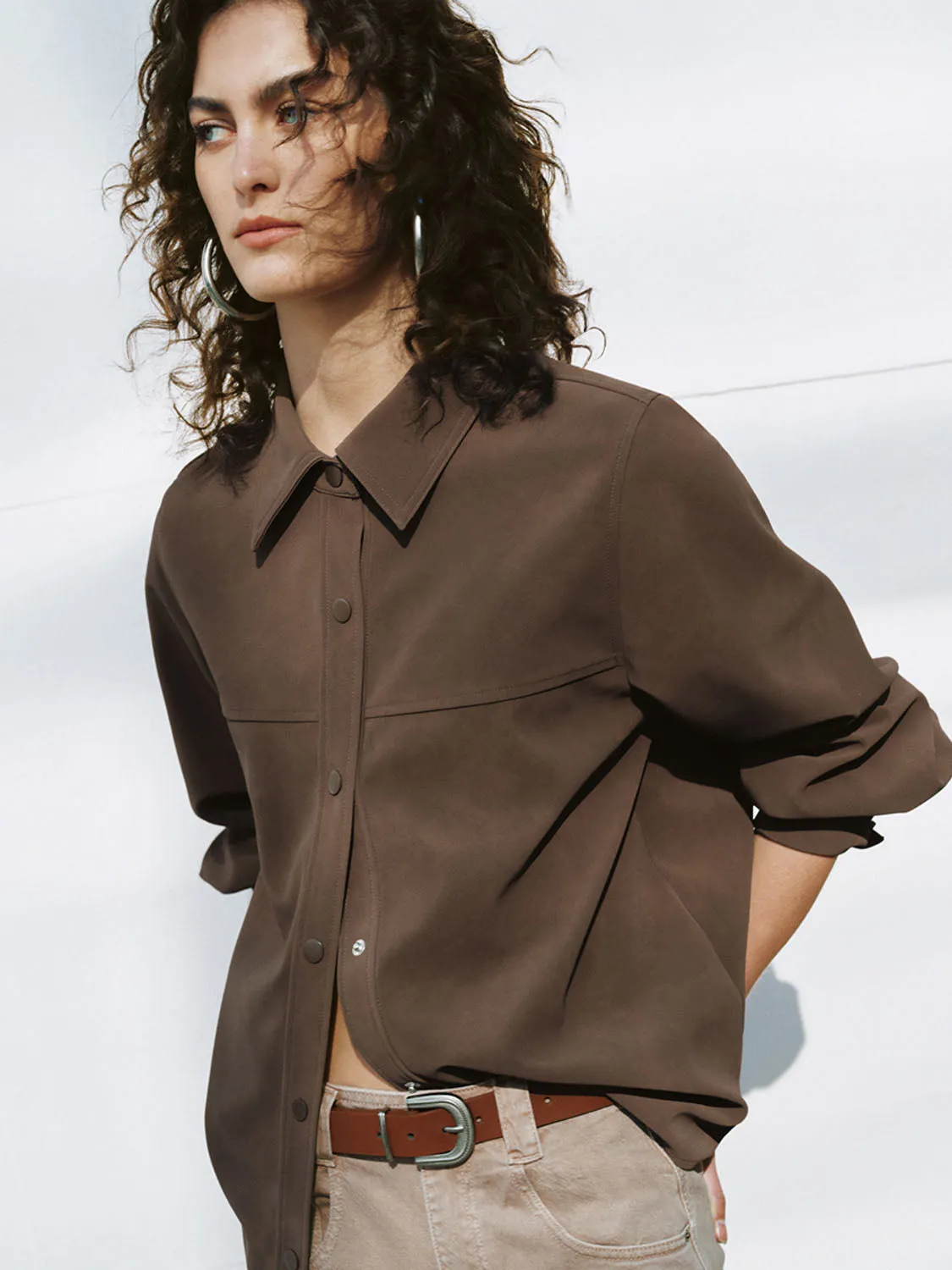 Long Sleeve Shirts sold by Urban Revivo product image thumbnail 3