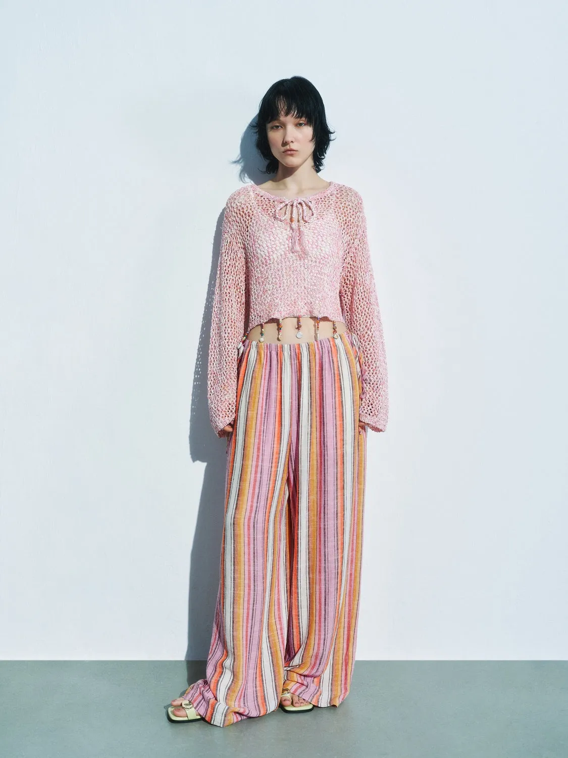 Loose Wide-Leg Pants sold by Urban Revivo product image thumbnail 2