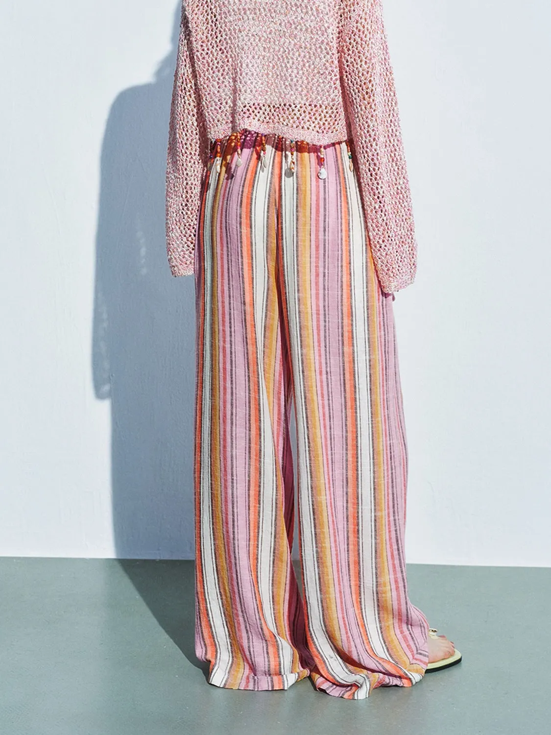 Loose Wide-Leg Pants sold by Urban Revivo product image thumbnail 3