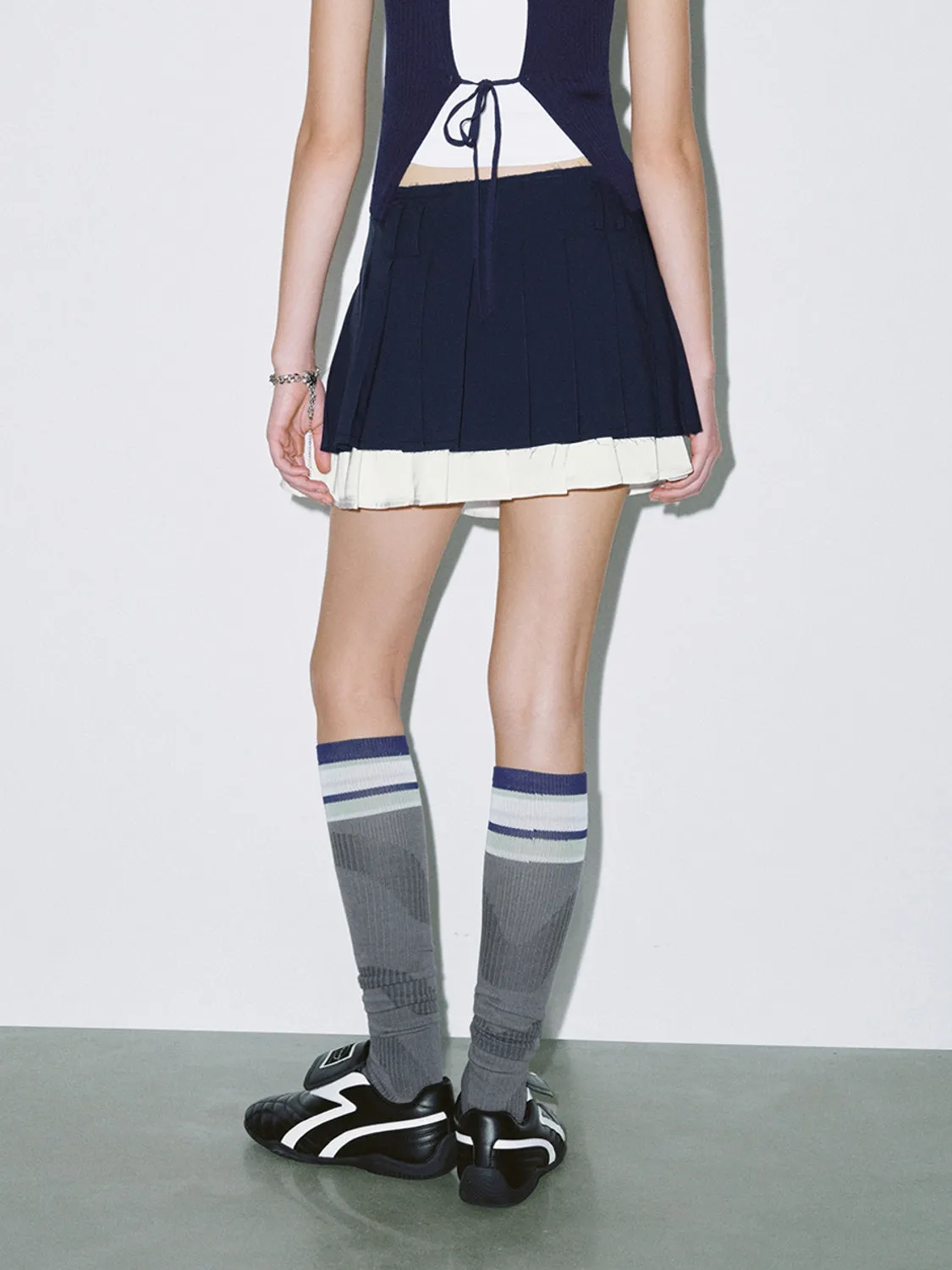 Paneled Mini A-Line Skirts sold by Urban Revivo product image thumbnail 3