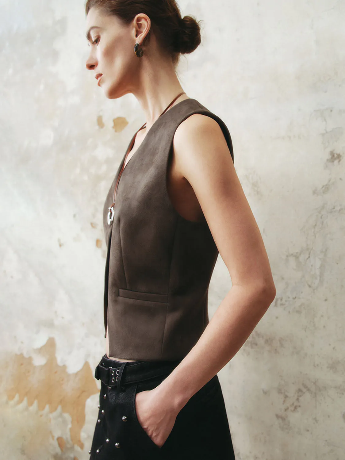 Regular Waistcoats sold by Urban Revivo product image thumbnail 3